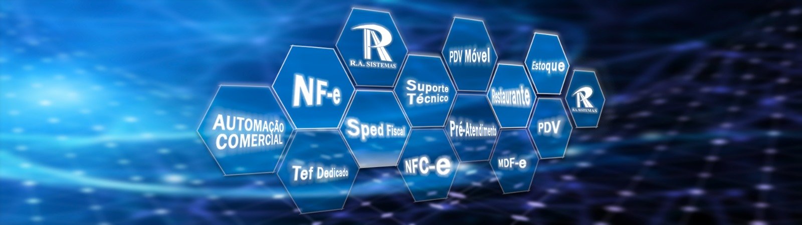 Soluções RA Sistemas: automação comercial, NF-e, NFC-e, MDF-e, SPED, PDV móvel